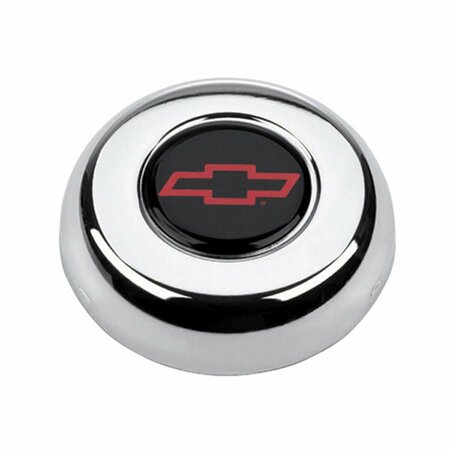 NEWALTHLETE 5640 Red, Black & Chrome Horn Button for Cheverolet NE3622549